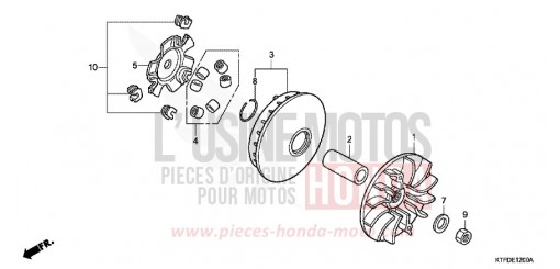 DRIVE FACE SH150SB de 2011